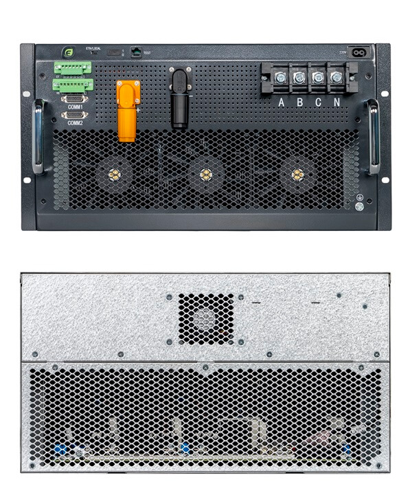 恩玖科技 EPCS105-AM-F 储能 PCS 模块正面与背面