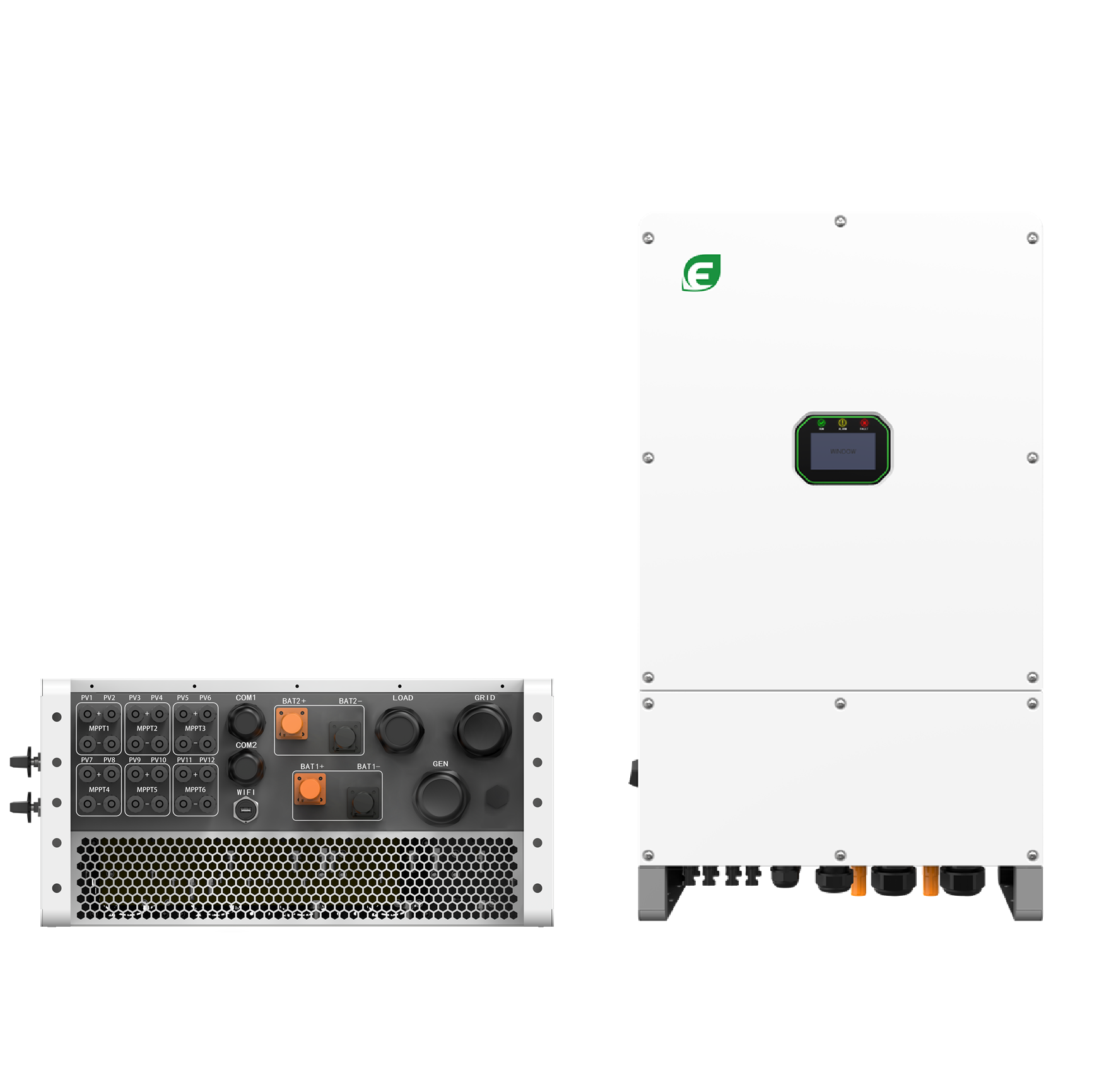 40-60 kW IP66 混合逆变器 · PV+电池+电网 恩玖科技