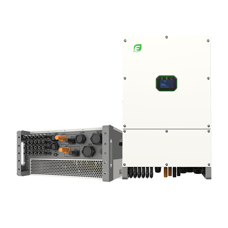 EH60-IT-MX IP66 混合逆变器户外安装视图
