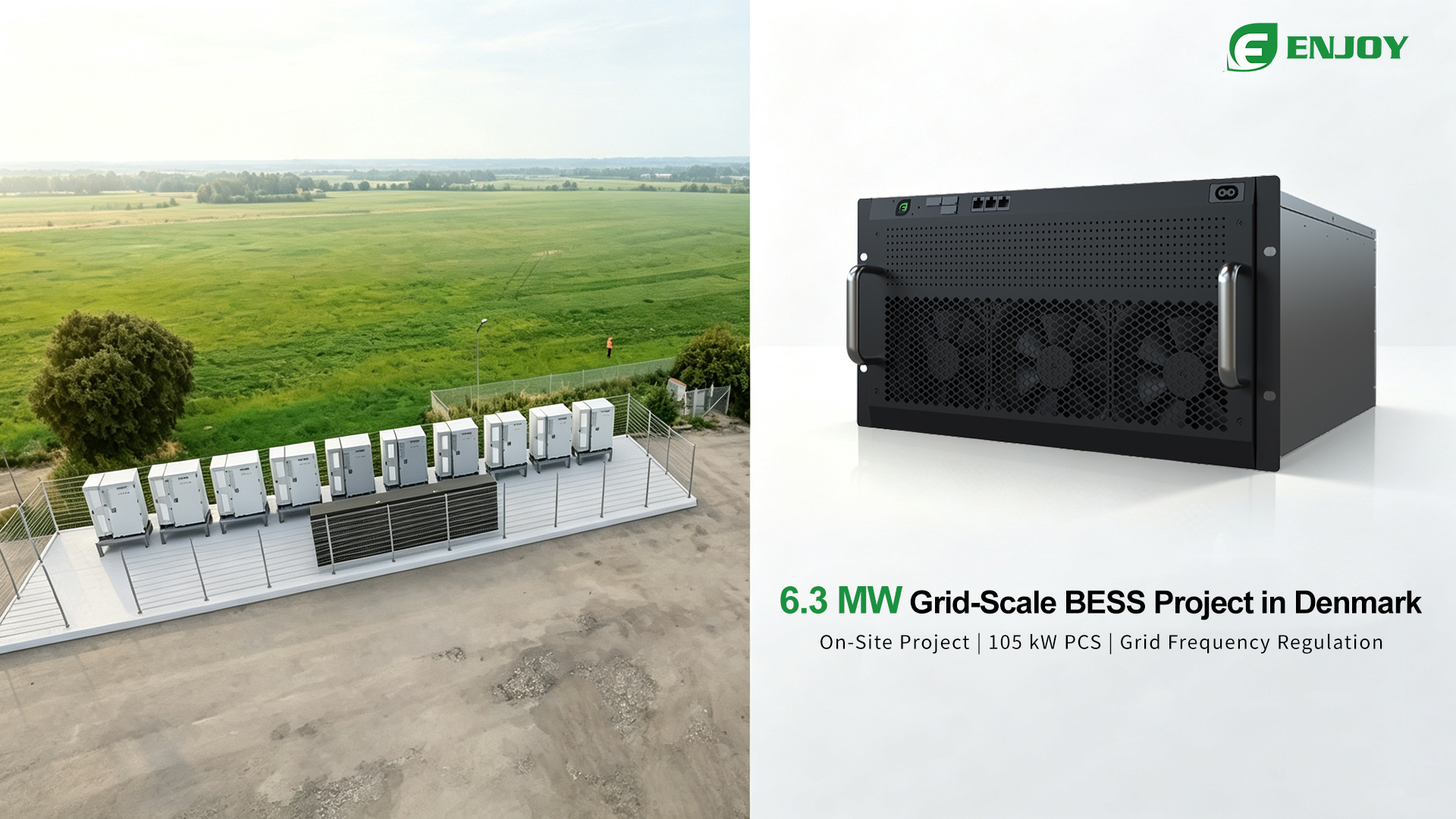 丹麦 6.3 MW / 6.99 MWh 调频 BESS | 恩玖科技