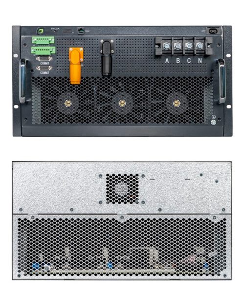 恩玖科技 EPCS105-AM-F 储能 PCS 模块正面与背面